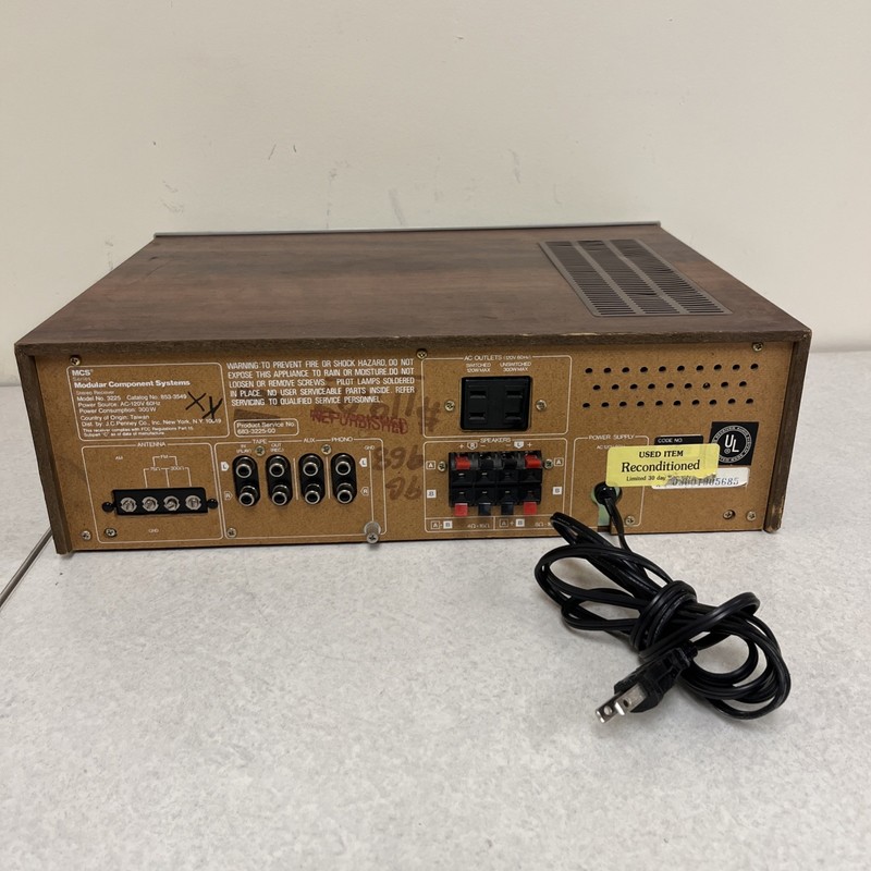 Vintage MCS 3225, 27W AM/FM Stereo Receiver, 1970s. Working Condition Tested gallery