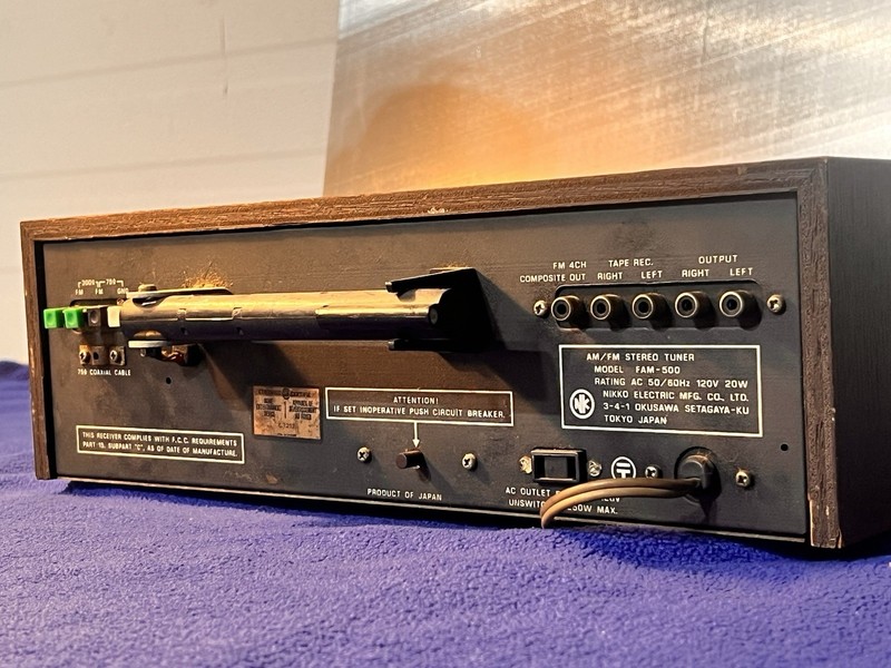Vintage NIKKO Tuner FAM-500 Stereo Radio AM FM Radio Audio HiFi | Nice Condition gallery