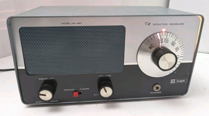Vintage FM Monitor Receiver Knight KG-221 Excellent Condition gallery