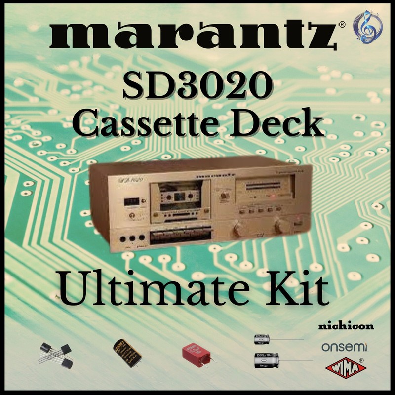 Marantz SD3020 Cassette Deck Ultimate Upgrade Kit Genuine Parts Restoration