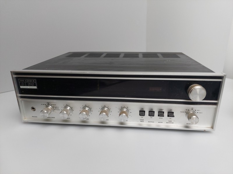 The Fisher 202 Futura Series AM FM Receiver Vintage stereo 1970