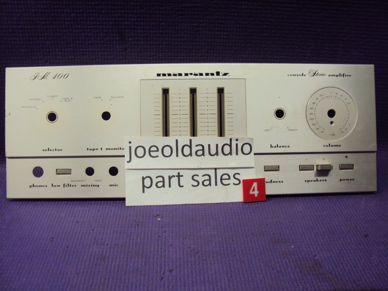 Marantz PM400 Amplifier Faceplate Rated 8.7 Out Of 10. Parting Out PM400