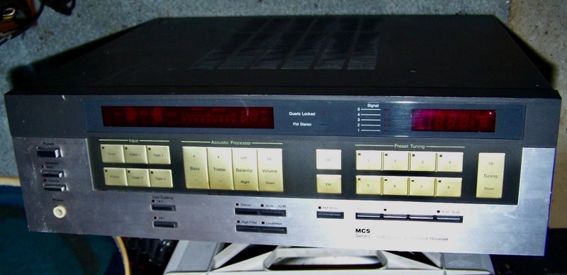 1980’s MCS 3246 Digital Synthesized Stereo Receiver For Parts