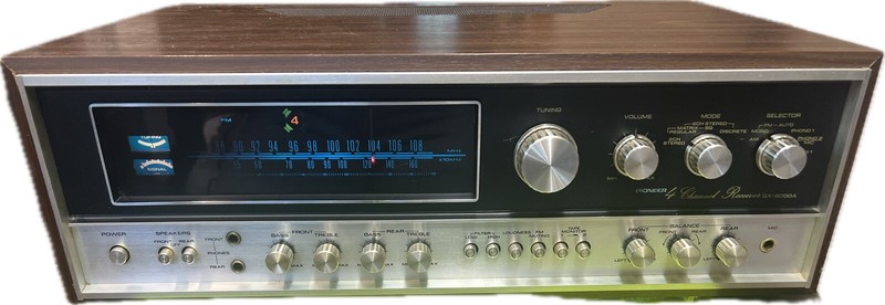 Pioneer QX-8000A Stereo/Quadraphonic 4 Channel 250W Receiver Needs Servicing