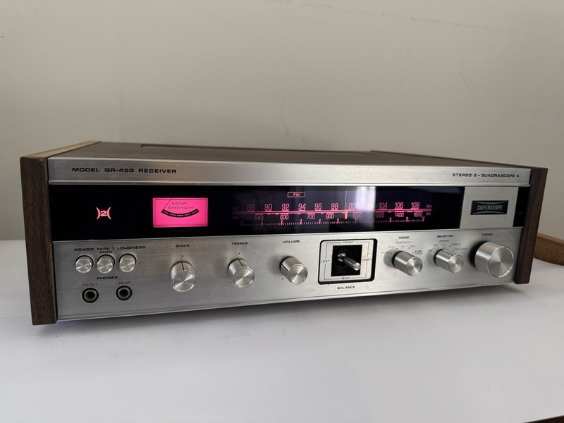 Vintage Marantz Superscope GR-450 Receiver Wood-grain
