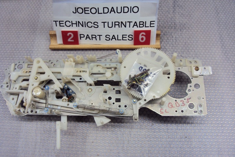 Technics SL-QD35 Turntable Main Gear Assembly. Tested Parting Out SL-QD35