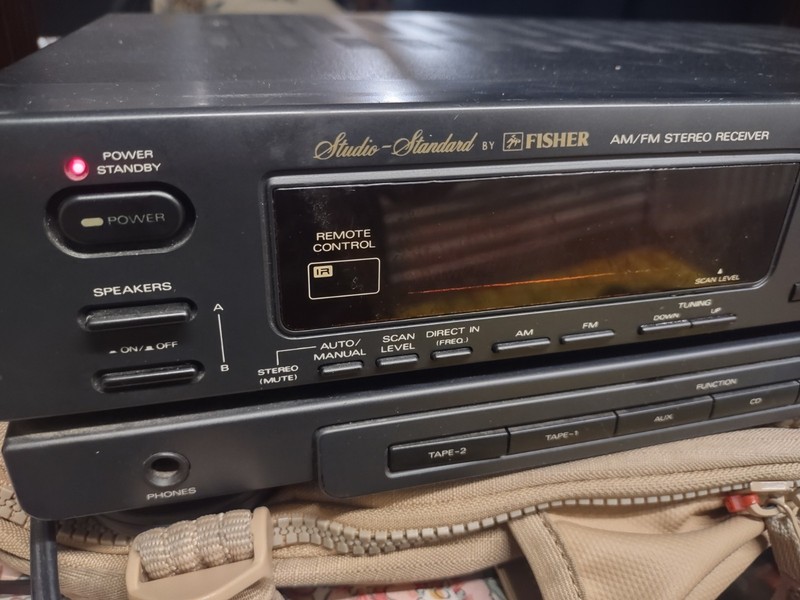 Vintage Fisher RS-9015 Studio Stereo Receiver Powers On