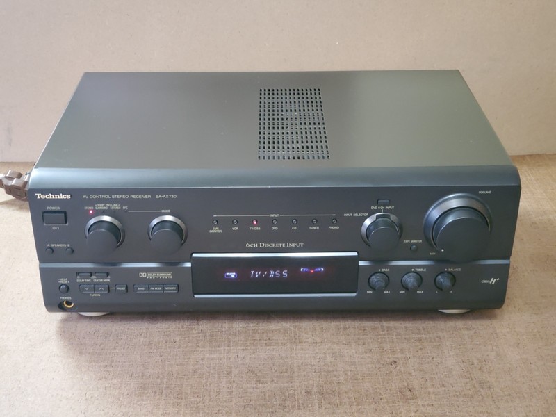 Technics SA-AX730 Stereo Receiver 100W per Chanel TESTED! Works Great No Remote