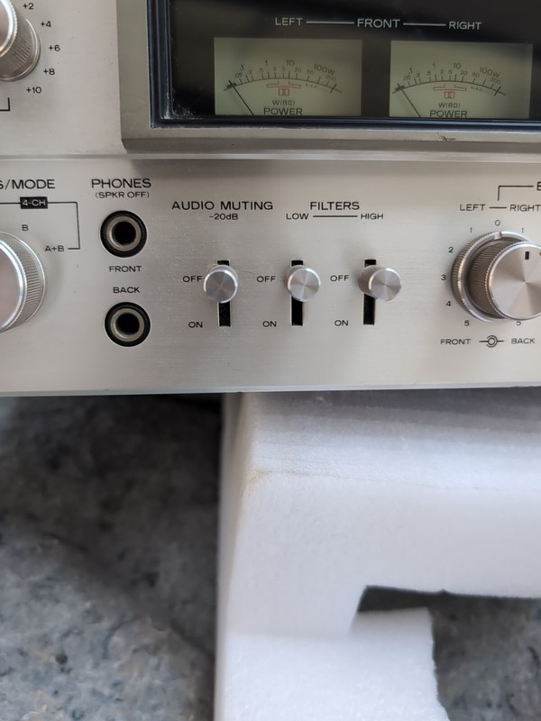 sansui qrx 9001 receiver Vintage Audio Receiver For Parts Or Repair Please Read gallery