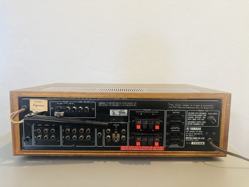 YAMAHA CR-600 VINTAGE AM/FM STEREO RECEIVER - GOOD CONDITION TESTED gallery