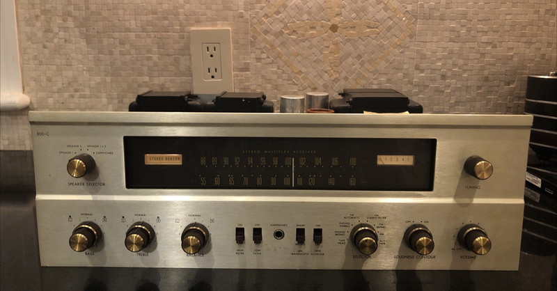 Fisher The Fisher 800c Tube AM/FM 30 WPC Receiver Perfect Working Condition