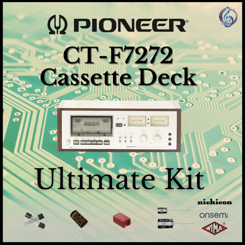 Pioneer CT-F7272 Cassette Deck Ultimate Upgrade Kit Genuine Parts Restoration