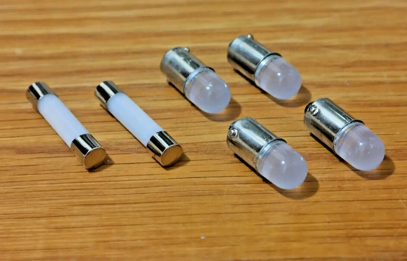 Fisher 500t receiver replacement LED bulbs lights lamps kit set