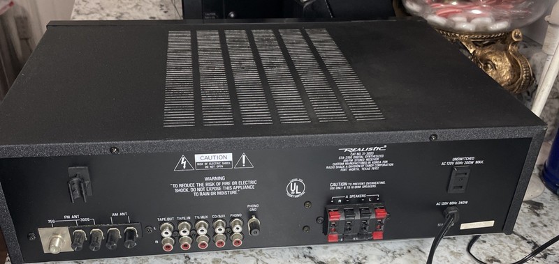 REALISTIC STA-2150 DIGITAL SYNTHESIZED AM/FM STEREO RECEIVER 100 WPC gallery