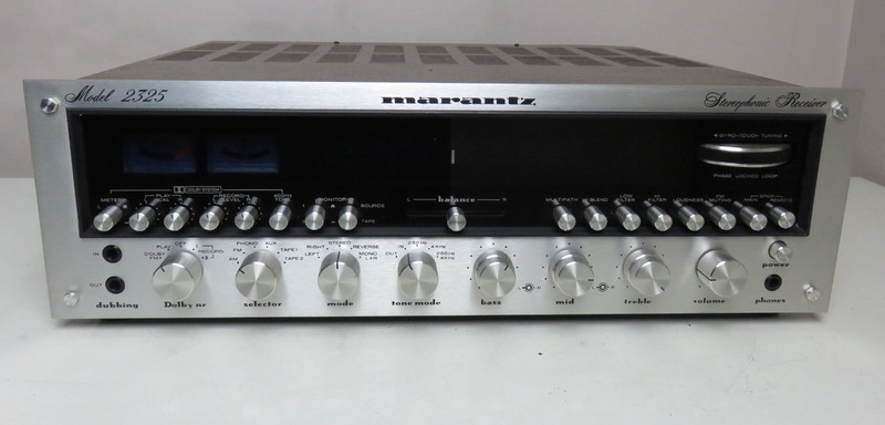MARANTZ 2325 STEREO RECEIVER FULLY RECAPPED PRO SERVICED + LED's FRONT FACE A+ gallery