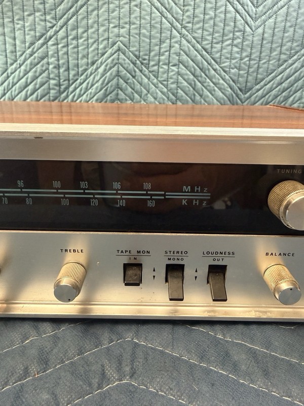 Realistic STA-18 Solid State AM/FM Stereo Receiver Silver Face ~ 1970s Tested* gallery