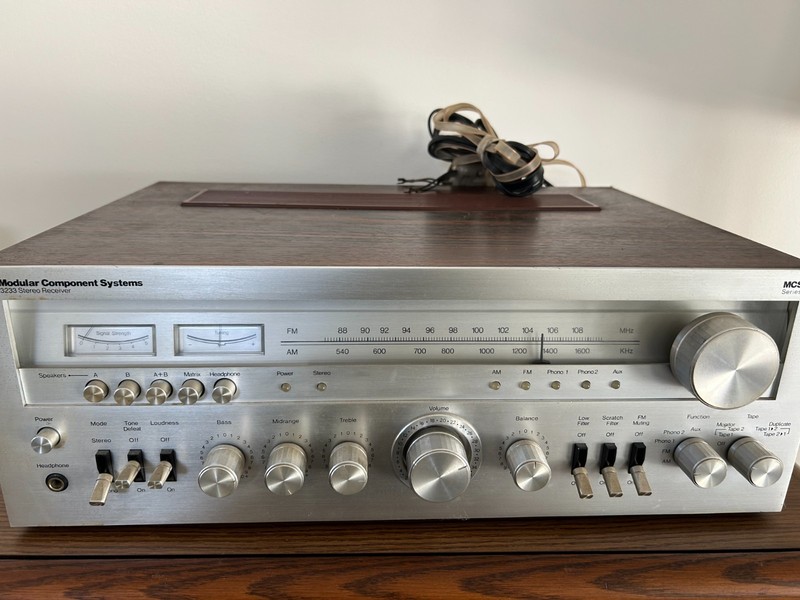 Vintage Modular Component Systems MCS 3223 Stereo Receiver tested