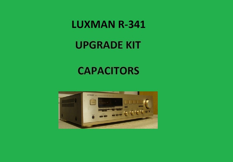 Stereo Receiver LUXMAN R-341 Repair KIT – all capacitors