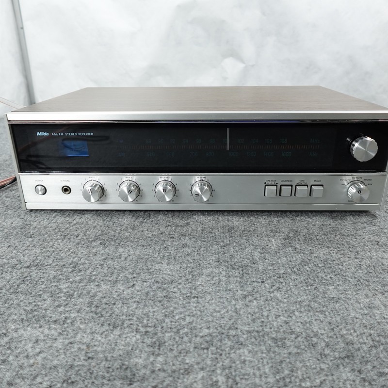 Miida Electronics 3120 Stereo Receiver AM FM Radio Vintage Japan Parts Read