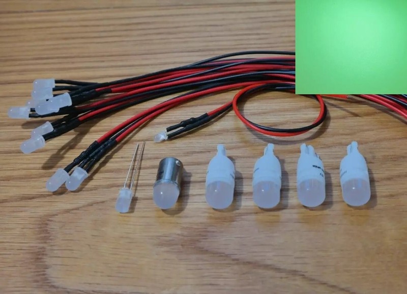 Pioneer SX-850 RECEIVER GREEN LED lamps kit front panel bulb lights
