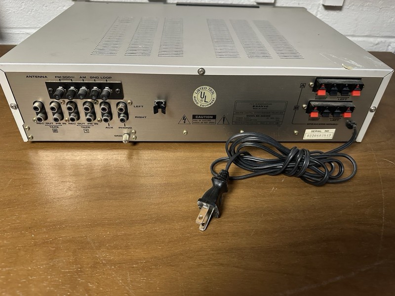 Sanyo Dcr350 Receiver Stereo Amplifier Tested Working Read gallery