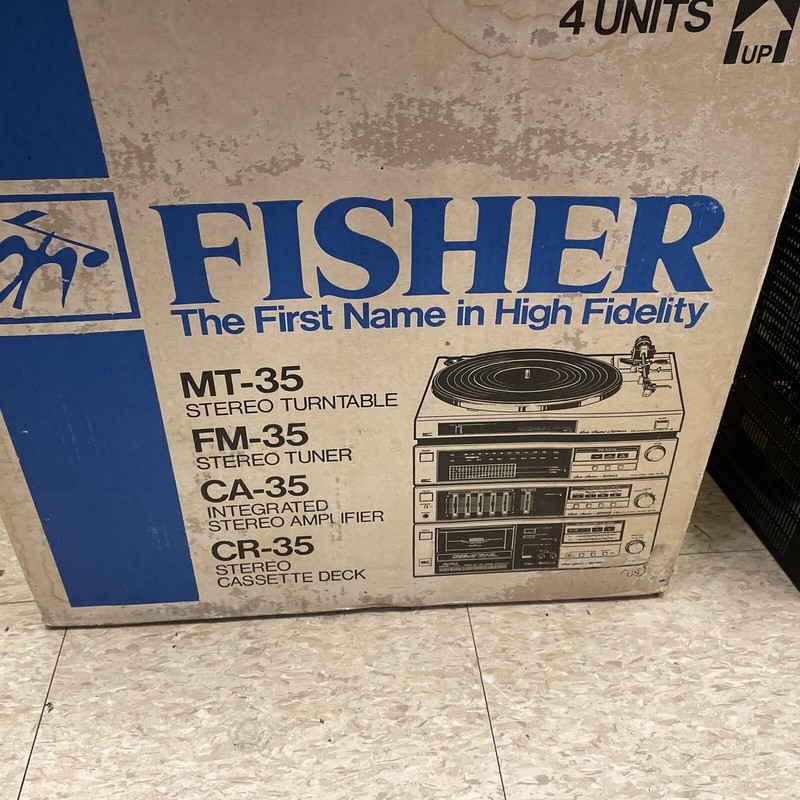 Fisher TUNER Vintage Model FM-35 Japan clean ,WORKING gallery