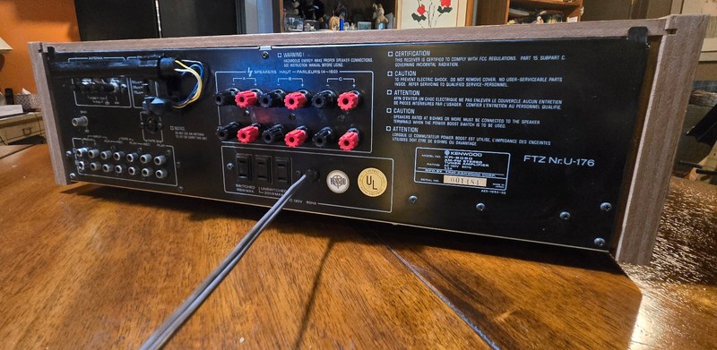 Kenwood KR-8050 Monster FM/AM Silver Vintage Stereo Receiver, Great Condition! gallery