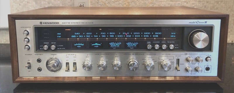 Kenwood Eleven III Stereo AM/FM Receiver 120W Open Box Perfect Working Condition