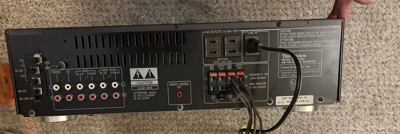 Vintage Technics SA GX100 Stereo Receiver Remote, Original User Manual WORKS! gallery