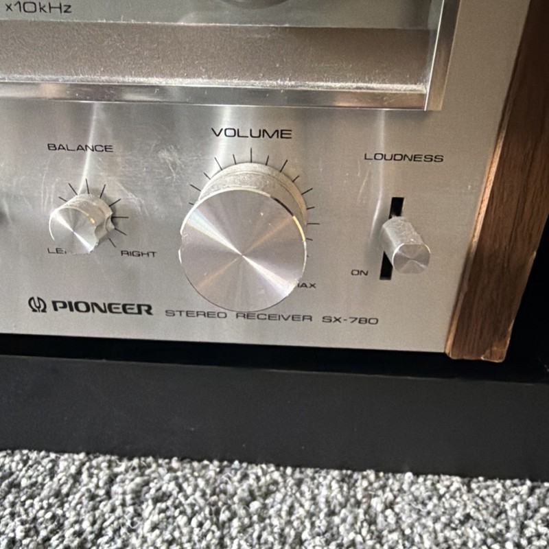 Pioneer SX-780 Vintage Stereo Receiver Silver Face Classic Audio Component gallery
