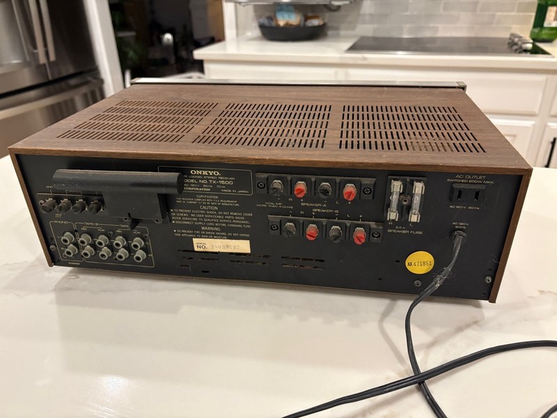 Onkyo TX-1500 MKII AM/FM Receiver Phono Vintage 1970's TESTED WORKS GREAT! gallery