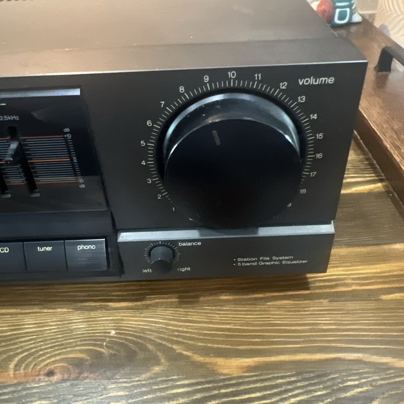 Vintage TECHNICS Quartz Synthesizer AM/FM Stereo RECEIVER # SA-R177 (powers On) gallery