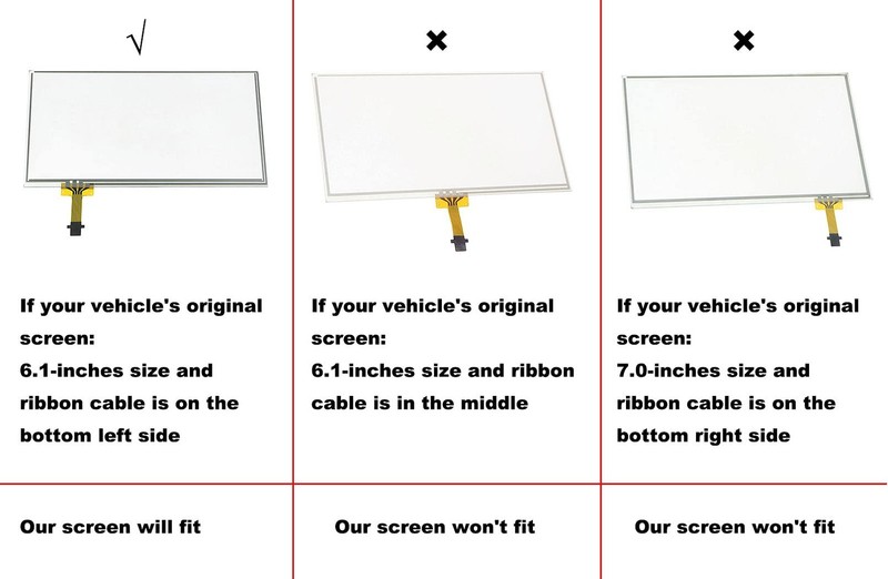 Touch Screen Digitizer Fit For Toyota Rav4 Radio Stereo Receiver 2014-2018 gallery
