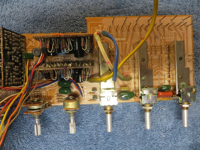 YAMAHA CR2020 STEREO RECEIVER PRE AMP CIRCUIT BOARD PART 4 # NA6896 & #2 NA06896 gallery