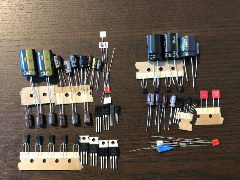 Pioneer SX-1050 Power Supply & Protection Recap Kit Capacitor Upgrade Rebuild