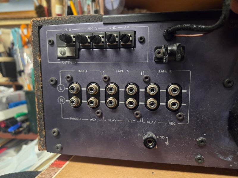 Vintage Philips 786 Silver Stereo Receiver, Rare, 45 WPC, USA made gallery