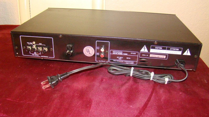 Vintage Kenwood KT-42B AM-FM Stereo Synthesizer Tuner, Black Made in Japan gallery