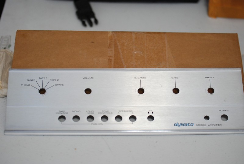 Dynaco SCA 50 Integrated Amplifier Original Nu Silver Face Plate- Very Good