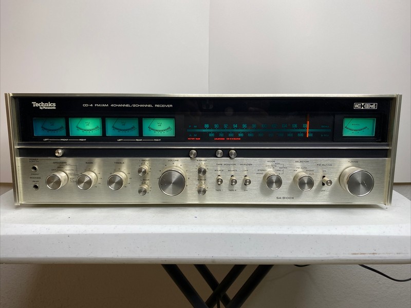 Technics SA-8100X Quandraphonic CD-4 FM/AM 4 Channel/2 Channel Receiver