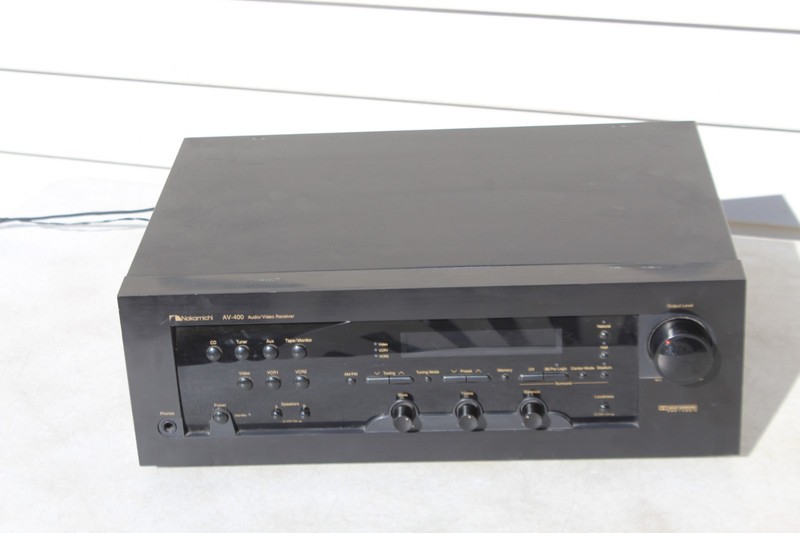NAKAMICHI AV-400 STEREO A/V RECEIVER WORKING