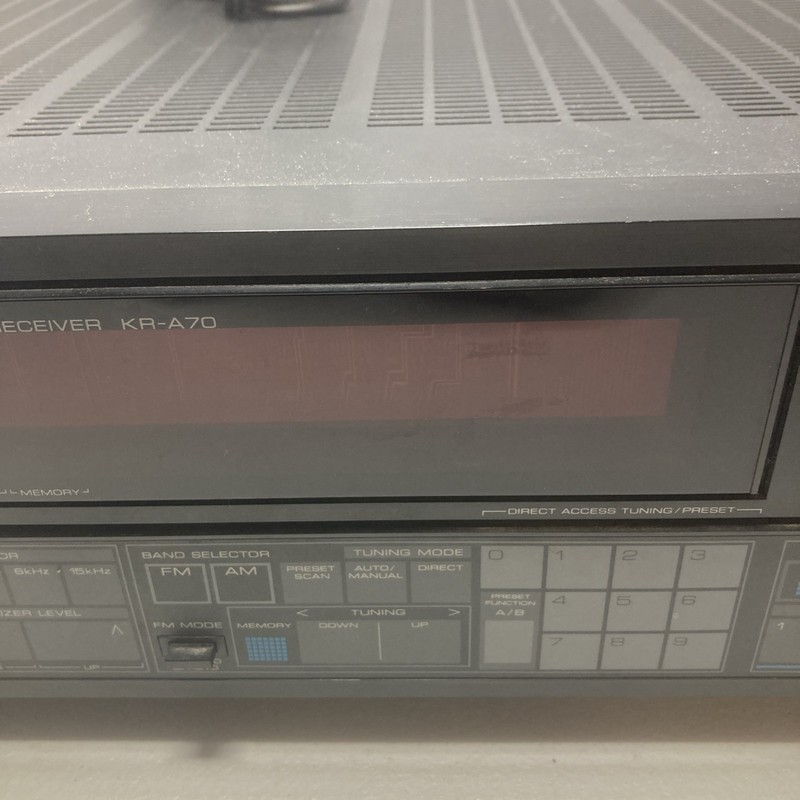 Kenwood KR-A70 AM FM Stereo Receiver - FOR PARTS OR REPAIR gallery