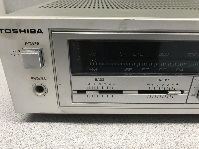 Toshiba SA-R1 Vintage AM/FM Stereo Receiver Silver Model SA-R1 MPN SA-R1