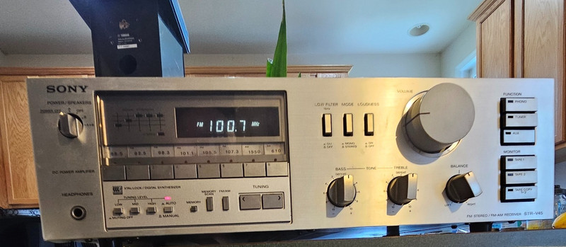 SONY STR-V45 AM/FM Stereo – DEAD LEFT CHANNEL