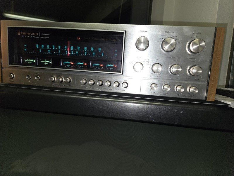 Vintage Kenwood KR 9940 Four Channel Receiver Works Great gallery