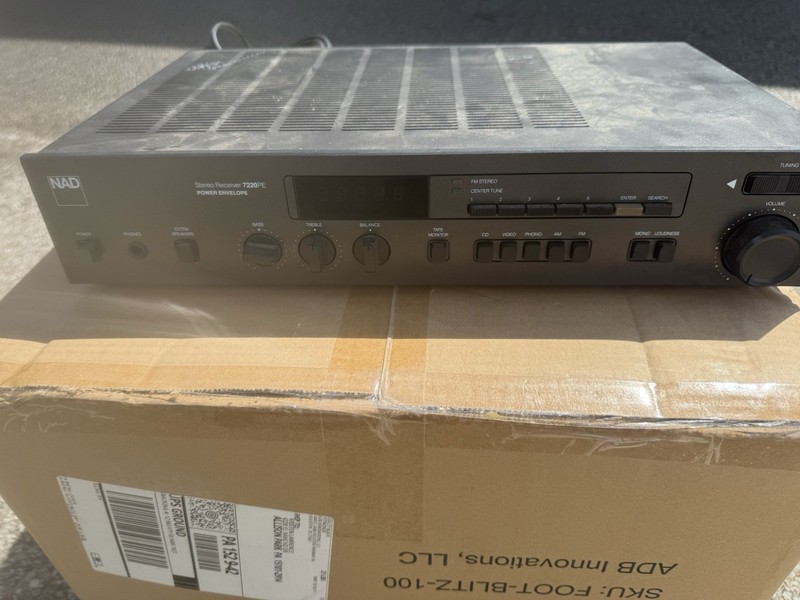 NAD 7220 Power Envelope Stereo Receiver Vintage Used Tested Works gallery