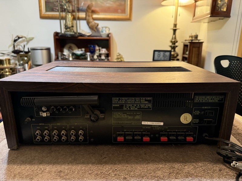 Vintage Optonica/Sharp SA-5206 ( Circa 1979/45 Watts Per Channel - Wooden gallery