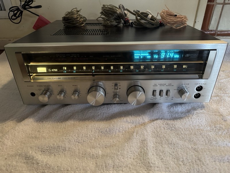 SANSUI G 4700 AM/FM Receiver Used 3 Months Tested All Papers Box Excellent Cond