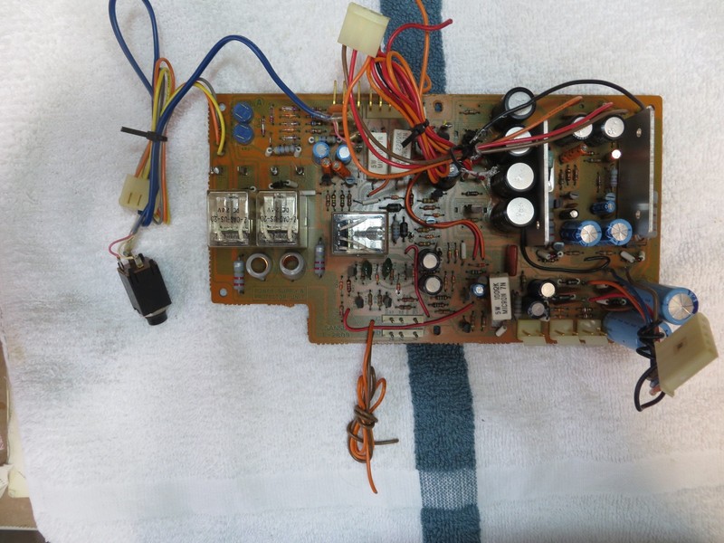 SANSUI G 9000 STEREO RECEIVER AF POWER SUPPLY/PROTECTION BOARD PART # F-2809