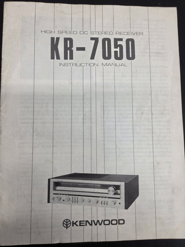 Kenwood KR-7050 High Speed DC Stereo Receiver - Cleaned and Tested gallery