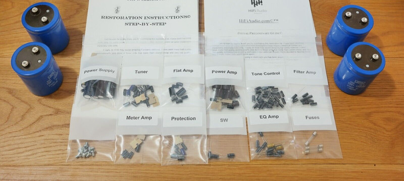 Pioneer SX-1280 FULL rebuild restoration recap service kit fix repair capacitor
